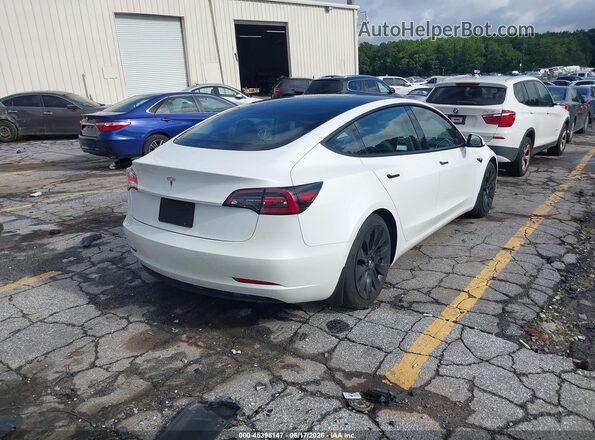 5YJ3E1EA3MF062182 2021 TESLA MODEL 3 White Rear right