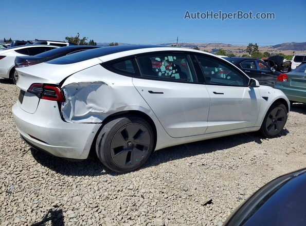 5YJ3E1EA3MF095733 2021 TESLA MODEL White Tył prawy