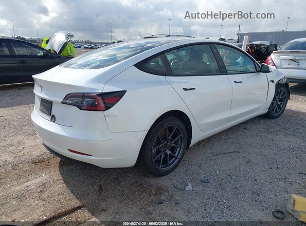 5YJ3E1EA3MF982152 2021 TESLA MODEL 3 White Հետևի աջ
