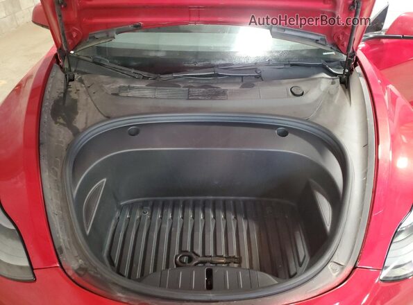 5YJ3E1EA3NF187782 2022 TESLA MODEL Red 