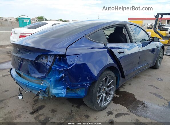 5YJ3E1EA3PF585576 2023 TESLA MODEL 3 Blue Вид спереду