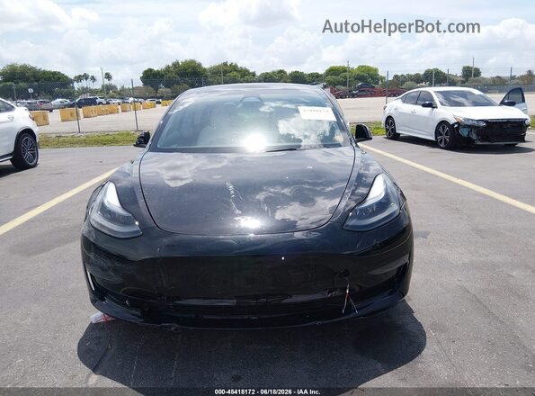 5YJ3E1EA3PF696564 2023 TESLA MODEL 3 Black Vista trasera