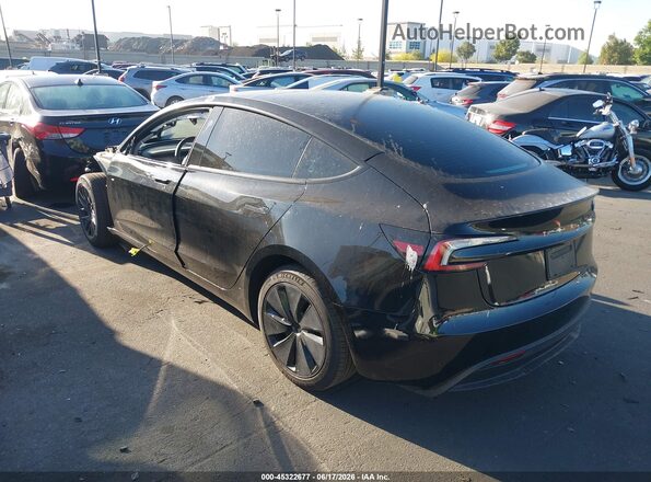 5YJ3E1EA3SF042964 2025 TESLA MODEL 3 Black Rear left
