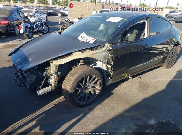 5YJ3E1EA3SF042964 2025 TESLA MODEL 3 Black Front left
