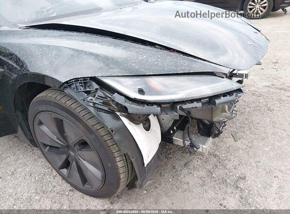 5YJ3E1EA3SF940674 2025 TESLA MODEL 3 Black Դիմացի տեսք
