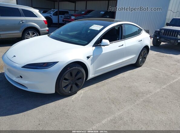 5YJ3E1EA3TF192512 2026 TESLA MODEL 3 White Front left