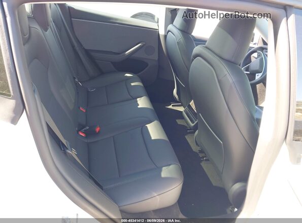 5YJ3E1EA3TF192512 2026 TESLA MODEL 3 White VIN sticker view