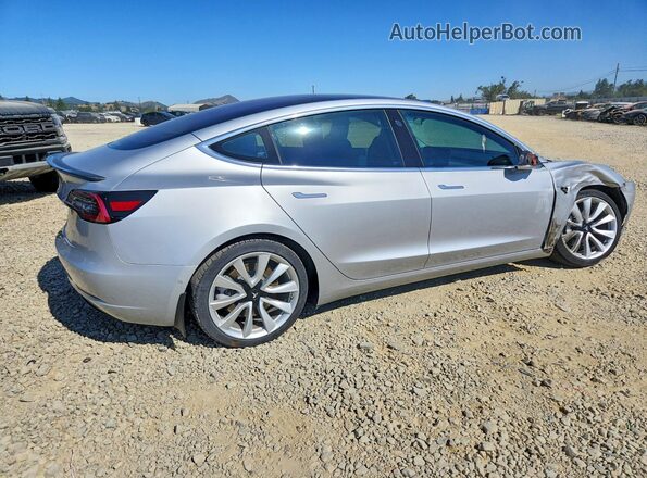 5YJ3E1EA4JF024357 2018 TESLA MODEL Silver 
