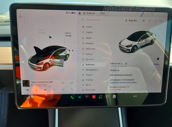 5YJ3E1EA4JF024357 2018 TESLA MODEL Silver 