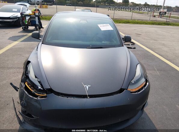 5YJ3E1EA4NF111049 2022 TESLA MODEL 3 Gray Dashboard view