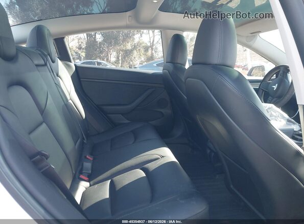 5YJ3E1EA4PF706504 2023 TESLA MODEL 3 White VIN կոդի պիտակի տեսք
