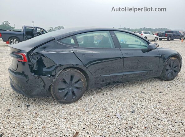 5YJ3E1EA4RF858091 2024 TESLA MODEL Black Задня права чверть