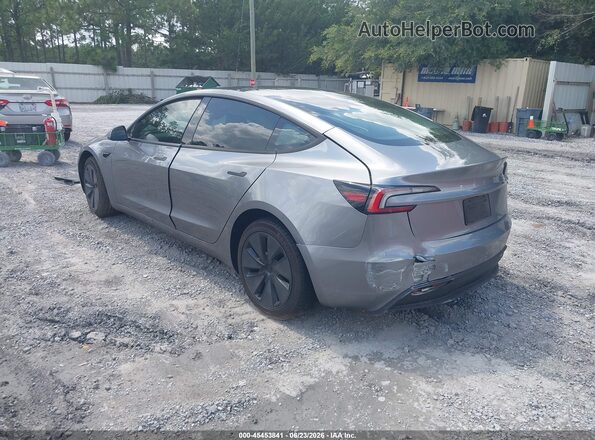 5YJ3E1EA4SF021119 2025 TESLA MODEL 3 Gray Tył lewy