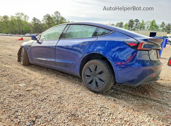 5YJ3E1EA4SF041886 2025 TESLA MODEL Blue Tył lewy