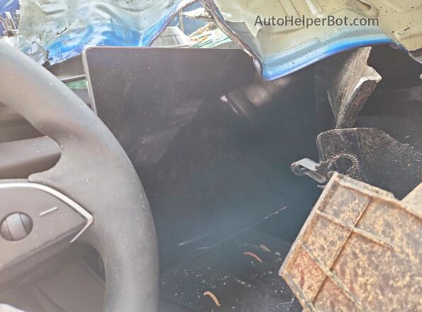 5YJ3E1EA4SF041886 2025 TESLA MODEL Blue Widok zestawu wskaźników
