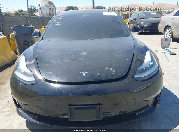 5YJ3E1EA5JF034475 2018 TESLA MODEL 3 Black Սալոնի հետևի տեսք