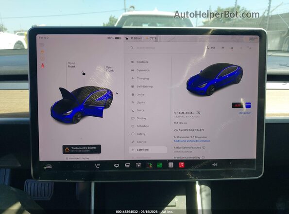 5YJ3E1EA5JF034475 2018 TESLA MODEL 3 Black 
