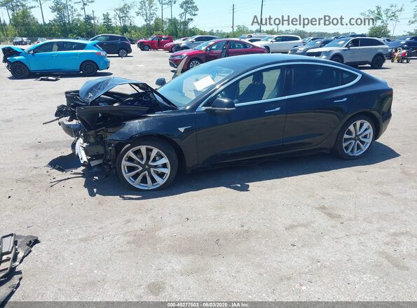 5YJ3E1EA5KF401778 2019 TESLA MODEL 3 Black Przód lewy