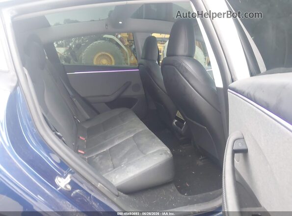 5YJ3E1EA5RF766536 2024 TESLA MODEL 3 Blue VIN კოდის სტიკერის ხედი