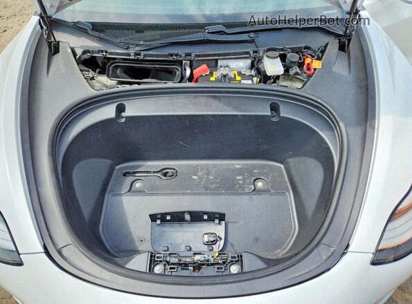 5YJ3E1EA6LF737229 2020 TESLA MODEL Белый Вид задней части салона