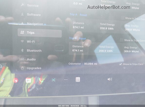 5YJ3E1EA6MF868159 2021 TESLA MODEL 3 White Widok tylnych siedzeń