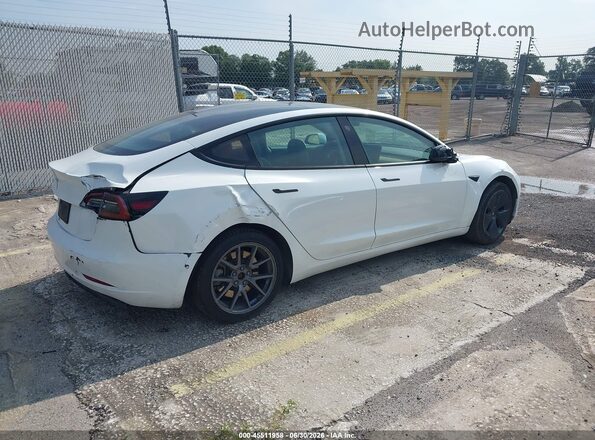 5YJ3E1EA6MF868159 2021 TESLA MODEL 3 White Tył prawy