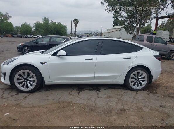 5YJ3E1EA7MF099042 2021 TESLA MODEL 3 White Սալոնի 360 աստիճան տեսք