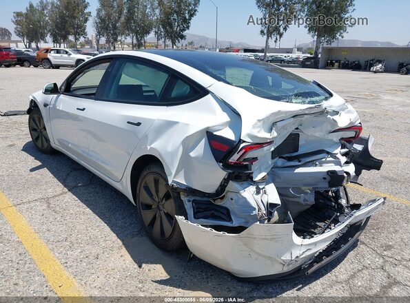 5YJ3E1EA7RF786206 2024 TESLA MODEL 3 White Rear left