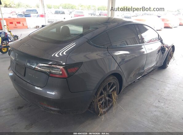 5YJ3E1EA8MF045443 2021 TESLA MODEL 3 Серый Задняя правая четверть