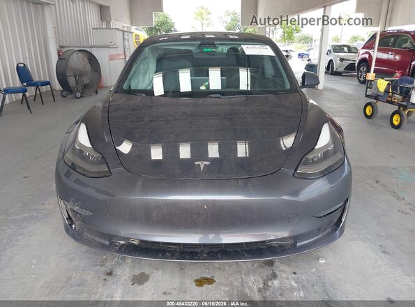 5YJ3E1EA8MF045443 2021 TESLA MODEL 3 Серый Вид сзади