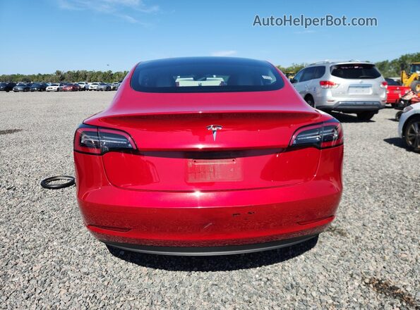 5YJ3E1EA9MF976338 2021 TESLA MODEL Red 
