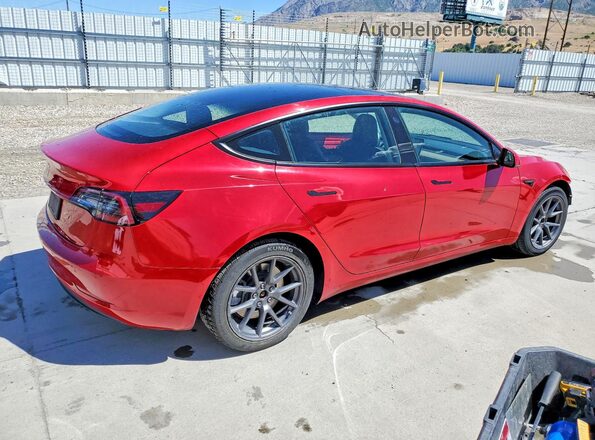 5YJ3E1EA9NF290902 2022 TESLA MODEL Red 
