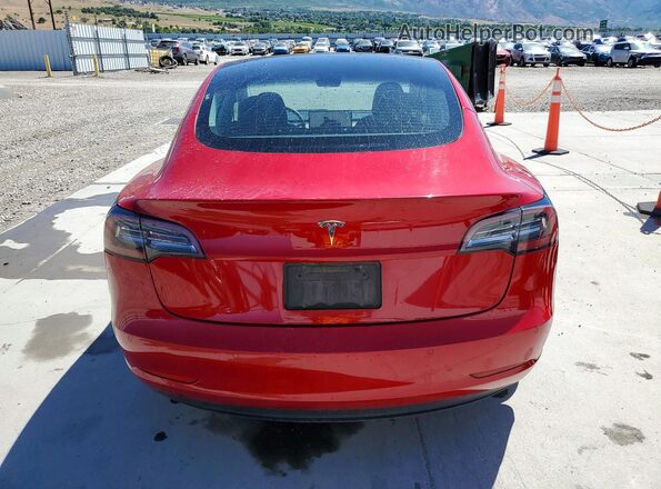 5YJ3E1EA9NF290902 2022 TESLA MODEL Red 