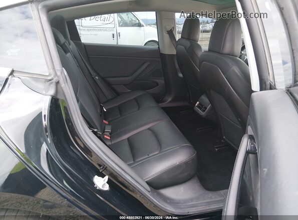5YJ3E1EAXKF422500 2019 TESLA MODEL 3 Black VIN კოდის სტიკერის ხედი