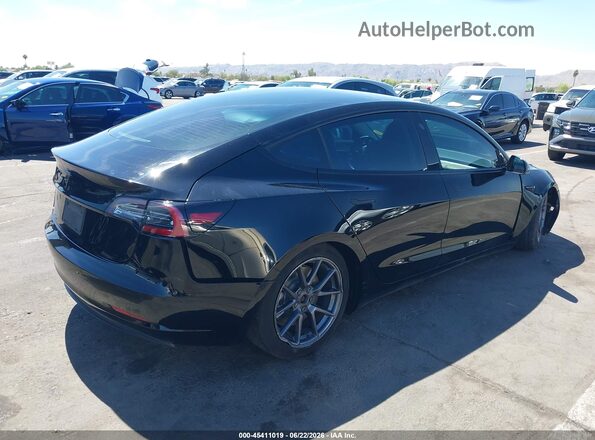 5YJ3E1EAXMF062115 2021 TESLA MODEL 3 Черный Задняя правая четверть
