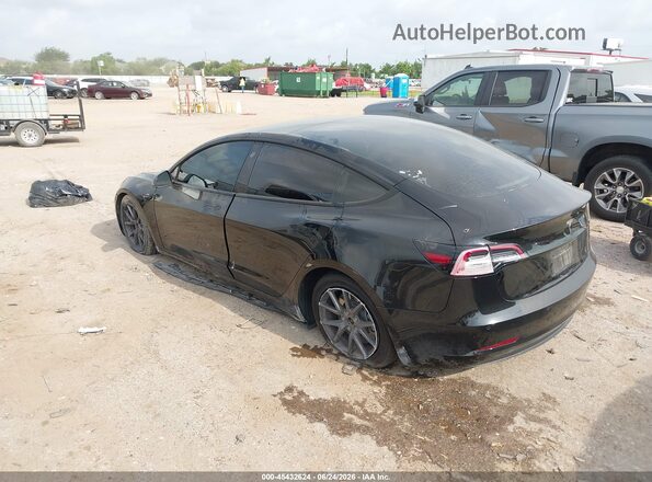 5YJ3E1EAXMF064348 2021 TESLA MODEL 3 Black Tył lewy