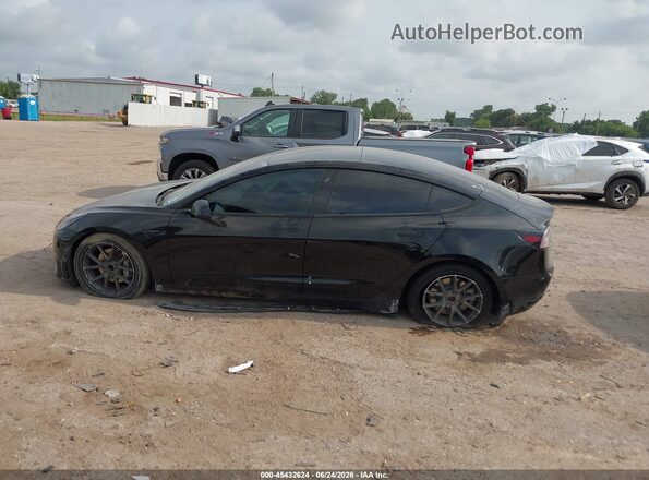 5YJ3E1EAXMF064348 2021 TESLA MODEL 3 Black Widok zestawu wskaźników