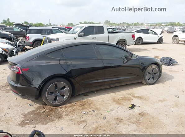 5YJ3E1EAXMF064348 2021 TESLA MODEL 3 Black Widok deski rozdzielczej