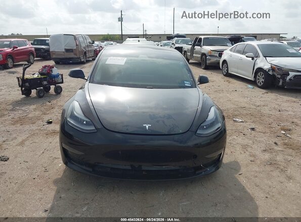 5YJ3E1EAXMF064348 2021 TESLA MODEL 3 Black Widok z tyłu