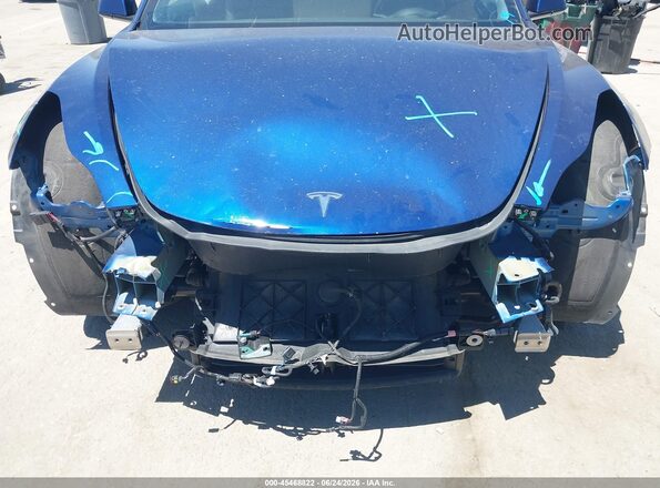 5YJ3E1EAXMF092960 2021 TESLA MODEL 3 Blue წინა ხედი
