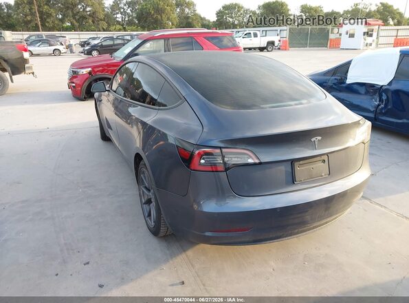 5YJ3E1EAXMF911367 2021 TESLA MODEL 3 Gray Tył lewy
