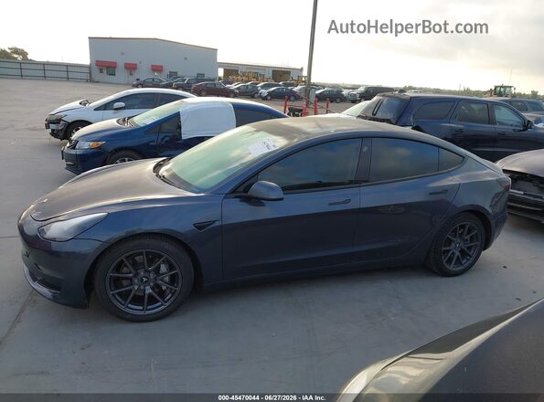 5YJ3E1EAXMF911367 2021 TESLA MODEL 3 Gray Widok wnętrza z tyłu
