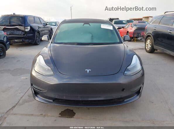 5YJ3E1EAXMF911367 2021 TESLA MODEL 3 Gray Widok deski rozdzielczej