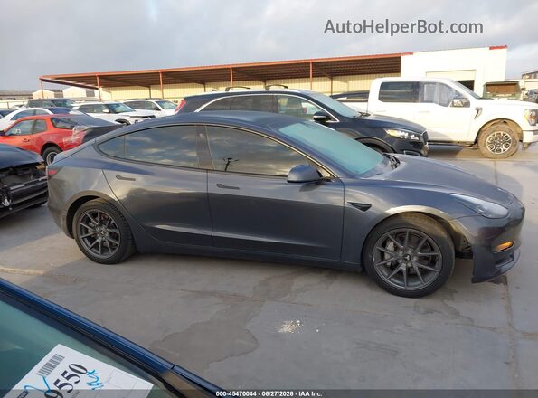 5YJ3E1EAXMF911367 2021 TESLA MODEL 3 Gray Widok zestawu wskaźników
