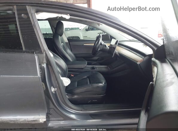 5YJ3E1EAXMF976378 2021 TESLA MODEL 3 Gray Սալոնի դիմացի տեսք