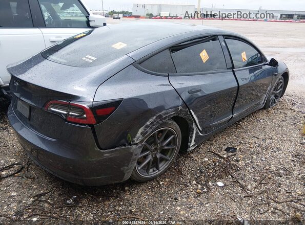 5YJ3E1EAXMF976378 2021 TESLA MODEL 3 Gray Հետևի աջ