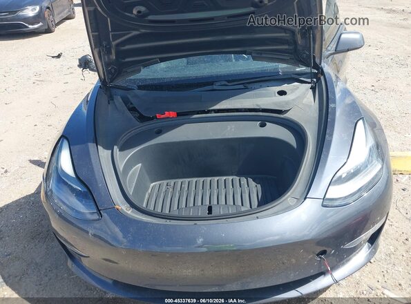 5YJ3E1EAXMF976378 2021 TESLA MODEL 3 Gray Հետևի տեսք