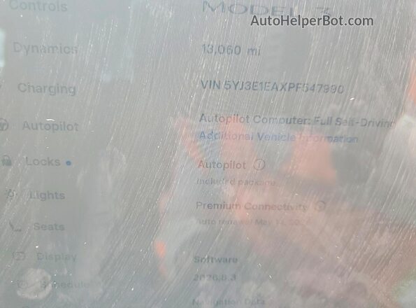 5YJ3E1EAXPF547990 2023 TESLA MODEL Gray 