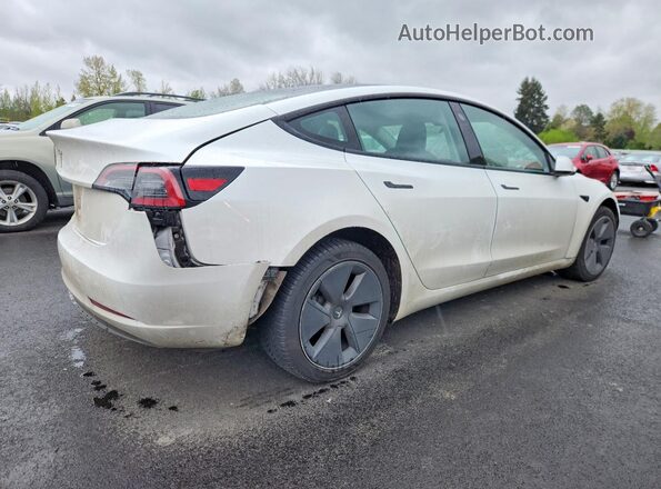 5YJ3E1EAXPF590340 2026 TESLA MODEL White Հետևի աջ