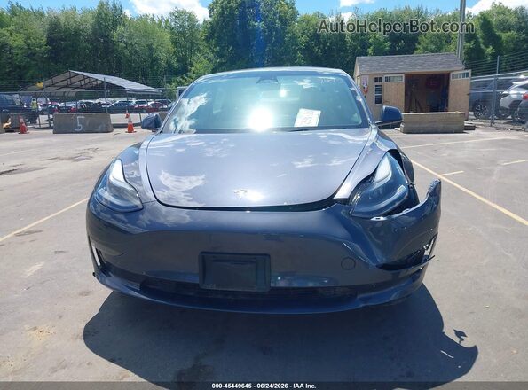 5YJ3E1EAXPF653842 2023 TESLA MODEL 3 Gray Vista del cuadro de instrumentos
